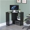 Vida Designs Hetton Scrivania Angolare per Computer con Mensole, per Casa e Ufficio, Tavolo per Computer Portatile, Postazione di Lavoro per Videogiochi, Mobili, in Legno, 76 x 100 x 70 cm