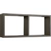 MODULARREDO | MORGANA Mensola da Muro, Libreria Sospesa, Libreria da Parete, Scaffale da Parete, Rovere Scuro, 70x30 p15.5 cm - Made in Italy