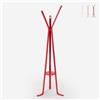 Produce Shop Appendiabiti da Terra Design Nordico Legno Ingresso Salotto Nordstrand - Rosso