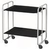 DON HIERRO Carrello da cucina pieghevole grigio con ruote BAUHAUS 2 ripiani