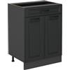 Vicco Mobiletto base per cucina R-Line, Antracite country, 60 cm