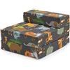 Ready Steady Bed Divano Letto per Bambini Pieghevole | Poltrona Letto Singola per Bambini Resistente all'Acqua | Arredo Comodo per Bambini per Soggiorno, Stanza dei Giochi (Africa)