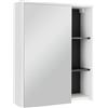 Vicco Mobile a specchio per bagno Viola, Bianco/Grigio, 60 x 75 cm