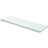 vidaXL Mensole in Vetro Trasparente 2 pz 70x20 cm