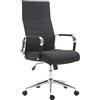 CLP Sedia Da Ufficio In Tessuto Kolumbus I Sedia Direzionale Ergonomica I Comfort Per Lunghe Giornate Di Lavoro I Per Il Gioco E L'home Office, Colore:nero