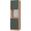 Vicco Mobile per forno da incasso Fame-Line, Verde-oro rustico, 60 cm aperto, per la combinazione con altri moduli della serie Fame-Line