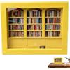 Jiimhte Anxietys - Libreria per scuotere le ansie, piccola libreria Anxietys con 200 libri Ni, giocattolo in legno colorato per libreria Anxietys, libri finti in legno per decorazione