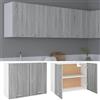 Homgoday Sonoma - Armadietto sospeso in legno ingegnerizzato, 80 x 31 x 60 cm, da parete, per cucina, soggiorno e ufficio
