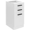 B BELINI GROUP BELINI - Mobile basso senza piano di lavoro SDSZ - Cucina - 51,6 x 40 x 82 cm - 2 cassetti, 1 anta - Bianco opaco
