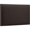 murando - Testiera Letto Imbottita - Rettangolo - Ecopelle - 30x40 cm 1 Pezzo - Pannelli Decorativi per Pareti - Cuscini Testata Letto - Pannelli Imbottiti per Camera da Letto - Elegante - Marrone