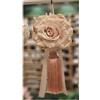 Fiori di Lena Nappa da Appendere con Rosa e ortensie, Made in Italy 19xH32 cm 6 Varianti (1pz) Cipria