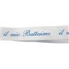 Bomboniere Nastro Raso con Scritta Il Mio Battesimo Celeste 15 mm x 25 Metri