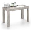 Mobili Fiver, Scrivania multifunzionale First, Grigio Cemento, NO, Scrivania moderna per Camera - Ufficio, Made in Italy