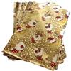 Generico 50 Buste Regalo perlate Babbo Natale con Lettera Colore Oro 20x35 cm