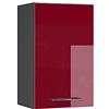 Vicco Pensile da cucina Fame-Line, Bordeaux lucido, 45 cm, per la combinazione con altri moduli della serie Fame-Line