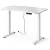 Vicco Scrivania Elevate, Bianco, 120 x 70 cm 2 motori, per la regolazione elettrica dell'altezza per un lavoro ergonomico