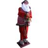 COSE DA CASA Babbo Natale Rosso Che Canta e Balla Si muove Grande Gigante cm 180 Decorazione Natalizia Locali Commerciali