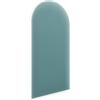 murando - Testiera Letto Singolo Imbottita - Staccionata Velluto Qualità - Antimacchia - 100x30 cm 1 Pezzo - Pannelli Decorativi per Pareti - Pannello Imbottito per Camera da Letto - Minimal - Azzurro