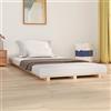 THOYTOUI Letto tipo Montessori,Struttura letto ad altezza 5 cm per bambini e anziani,Giroletto 100 x 200 cm in Legno Massello di Pino Utilizzabile per Camera degli ospiti Appartamenti Albergo