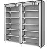 LANTUS Scarpiera Scarpiera Stile Stivale Fino a 35 Paia di Scarpe con Rivestimento in Tessuto Non Tessuto