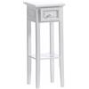 Shabby Chic Tavolino angolare, stile, colore: bianco anticato