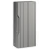 AQA DESIGN pensile bagno, mobile bagno sospeso completamente realizzato in MDF e PET, pensile bagno sospeso reversibile dxsx, anta con chiusura rallentata - Grigio - 35x18x78,2 cm
