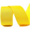 Risdany 10 Metri di fettuccia in Nylon da 20-50 mm, Cintura di Sicurezza per rifinitura, Nastro, Accessori per Cintura da Cucito,Giallo,50 mm