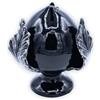 SICILIA BEDDA CAPACI Pumo in Pregiata Ceramica, Colore Nero, con 4 opzioni Dimensione - (1Unità) - h 20 cm
