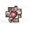 Gicos Cornice Porta Foto portafoto Multiplo Cuore Love 8 posti plastica 49 * 3 * 51 cm MOG-784118