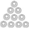 CKPSMS Marca -10 PCS Grande Bobina di Tensione Molla #KP-19260 Compatibile con/Ricambio per Brother Marca Juki Marca Singer Marca Consew Macchina da cucire
