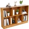 Gaabungky Libreria versatile con 7 scomparti, moderna mensola cubo in legno per soggiorno, ufficio o camera da letto, facile da montare, 120 x 24 x 80 cm (marrone noce)
