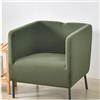 Mswborml Quadrato Copripoltrona Elasticizzato 1 Posto Chesterfield, Antiscivolo Fodere Copripoltrona da Cocktail Universale Rimovibile Fodera per Poltrona per Hotel Salotto Poltrona Lavabile,F