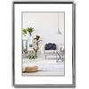 eacommerce Cornice Foto Stampe Portafoto da Parete e da Tavolo Quadro Minimal Hooker PVC Colori Assortiti (Argento, 30x40 cm)