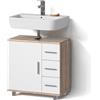 Livinity Mobile sottolavabo per bagno Eisak, Sonoma, 60 x 60 cm