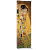 1art1 Gustav Klimt Poster Stampa Artistica su Tela Il Bacio II Quadro da Parete sulla Barella | Murale XXL | Immagine 120x40 cm