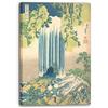 Printed Paintings Stampa su Tela (70x100cm): Katsushika Hokusai - Yōrō Waterfall nella Provincia