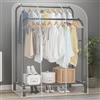 Tmendy Copri Stendino per Pioggia, Copri Abiti da Armadio, Telo Copri Stendino, Copri Abiti Anti Polvere，Copriabiti Antipolvere Trasparenti，Mantiene I Vestiti in Ordine A,160cm