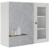 Vicco Specchio contenitore bagno Malte, Bianco, 60 x 50 cm