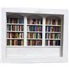 Generico Libreria Antiansia Scaccia Via La Tua Ansia, Piccola Libreria Fatta A Mano, Vetrina Con Scatole Di Fiammiferi E Libri In Miniatura, Ornamento Per Libreria In Legno Per Decorazione Della Casa Di Natale