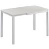 Vicco Tavolo da pranzo Granny, Bianco, 80-120 x 70 cm Allungabile, con funzione di estensione per lunghezze del tavolo variabili
