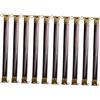 NUOBESTY Cerniere a Molla 10 Pezzi 20 Cm Telai Flessibili in Metallo per Borse Fai da Te Chiusura a Bullone per Portamonete e Tessuto