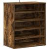vidaXL Scarpiera Grigio Sonoma 60x35x70 cm in Legno Multistrato