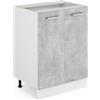Vicco Mobiletto base cucina R-Line, Calcestruzzo, 60 cm