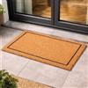 Carpido Zerbino Coir Frame Design - Clean Run 40x60 cm - Tappeto per porte interne - Tappeto di cocco antibatterico - materiale naturale