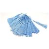 Generico 50 PZ Nappa Nappina Vari Colori per Decorazione BOMBONIERA bomboniere Fai da Te 50 Nappine da 9cm Totale 16cm (Celeste)