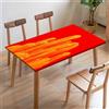 Morbuy Tovaglia Antimacchia Modella con Elastico Rettangolare,Lavabile Tovaglia da Tavolo con Bordo Elastica,per Esterno,Patio,Cucina Protezione Tavolo (4ft=122x61cm,Cactus 1)