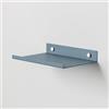 Steelnovo | Ortis, Mensola da Bagno in Metallo Verniciato, Mensola da Parete Portaoggetti, 20x3x14 cm, Colore Azzurro, Design Moderno e Minimal, Scaffale da Muro, Porta Accessori, Made in Italy