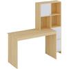 Vente-unique - Scrivania Aliobini - L 156.8cm x P 51.5cm x H 146.8cm - mdf - le chiaro