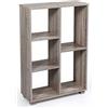 Gicos Mobile libreria scaffale Shabby in Legno truciolato Colore Olmo 60 * 24 * 87 cm 5 Scomparti TCC-750861