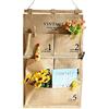 DUBENS - Organizer da Parete in Cotone e Lino, con 5 Tasche per Bagno, Camera da Letto, Cucina